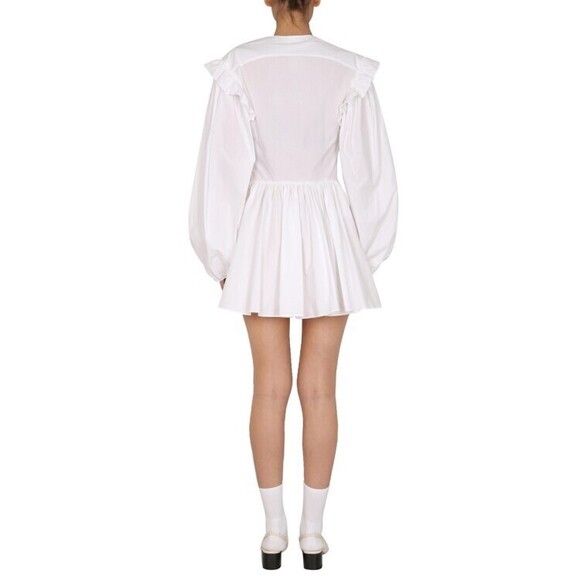 Patou V-Neck Dress With Balloon Sleeves - NWT - Picture 3 of 4